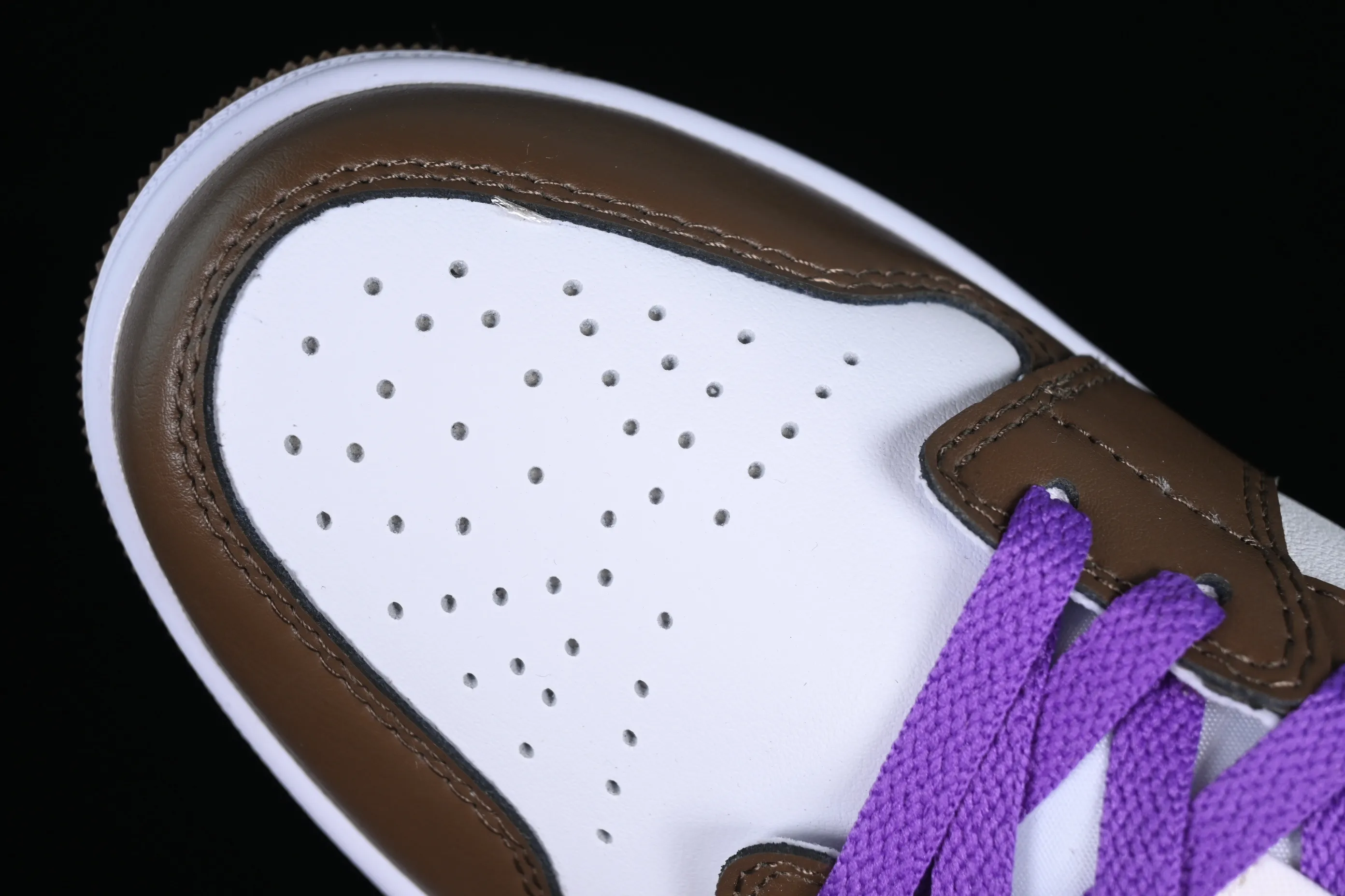 All categories Air Jordan Jordan series basketball shoes Air Jordan 1 Low Z version Air Jordan 1 Low "Palomino" AJ1 Joe 1 Mocha Purple Low-top cultural basketball shoes 553560-215